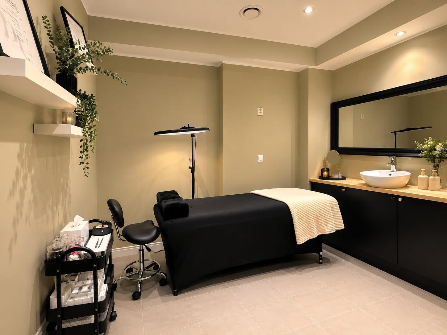 Behandlingsrommet for vippeextensions - Beauty Concept by Adrianna